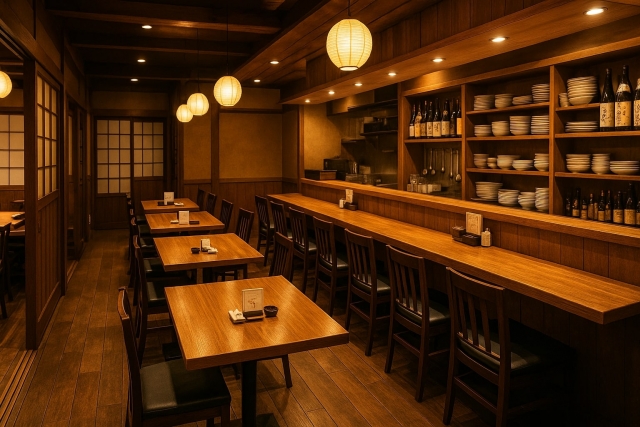 料理の余韻まで美しく──味覚を引き立てる和の空間演出