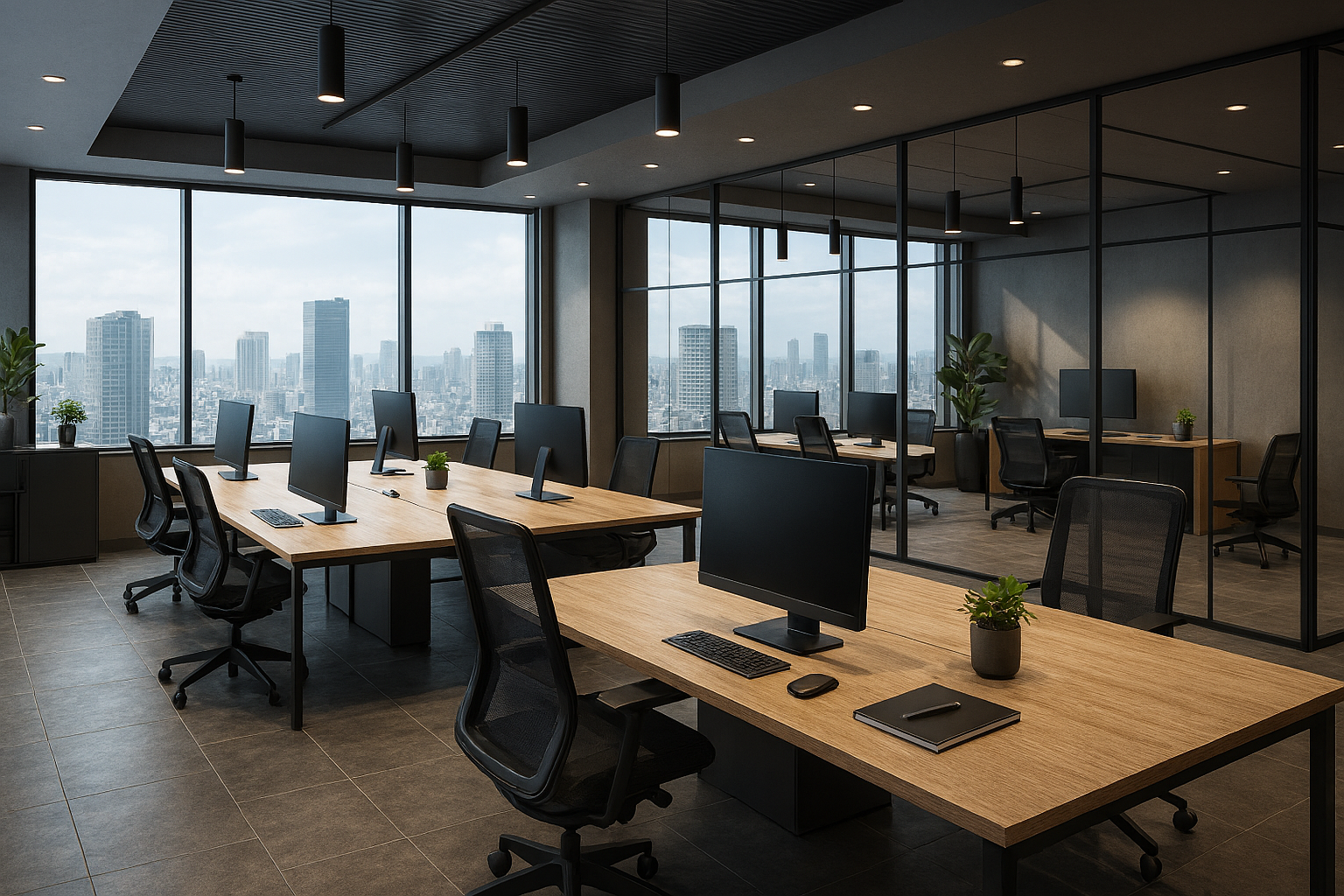 スタイリッシュなオフィスデザインの特徴と素材選び