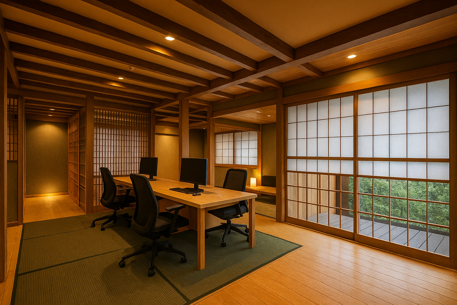 働きやすさを高める和の空間設計  