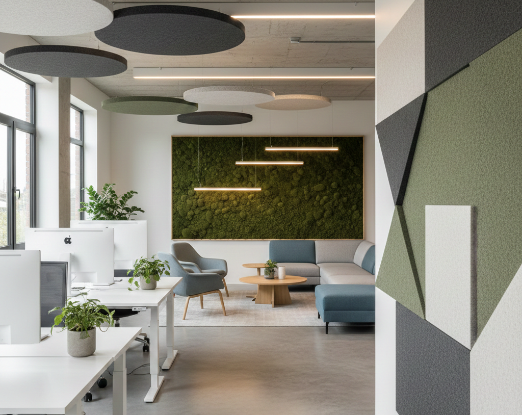 インテリアに溶け込む、アートとしての吸音パネル