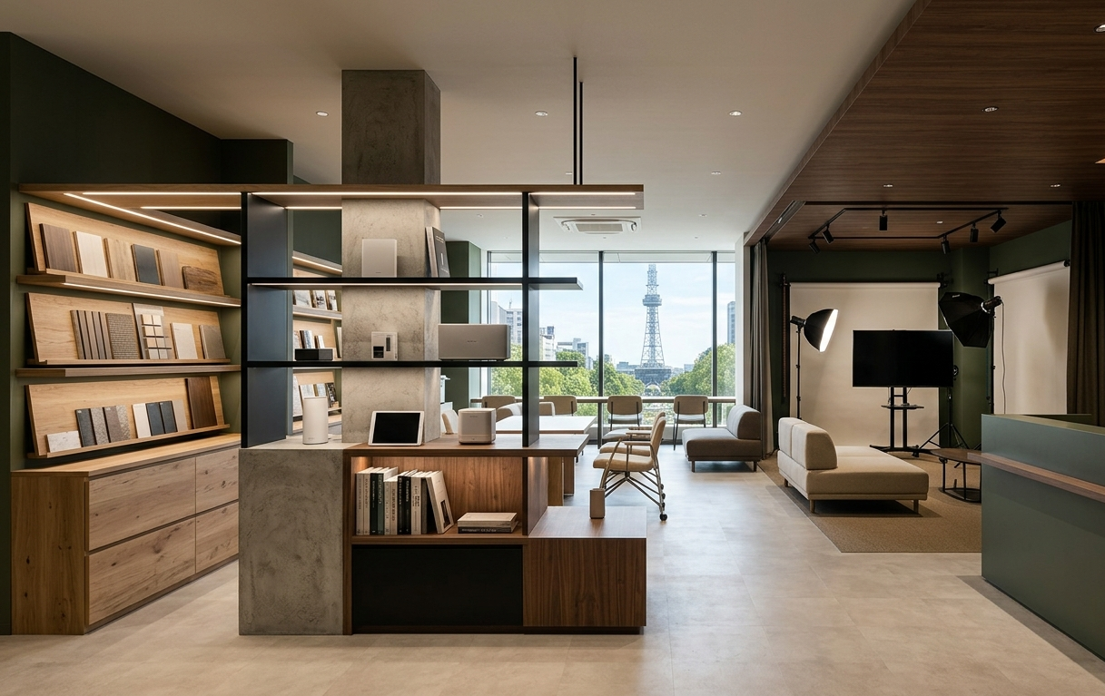 ブランドを体現する「ショールーム型オフィス」—採用・広報・発信を一体化した空間戦略